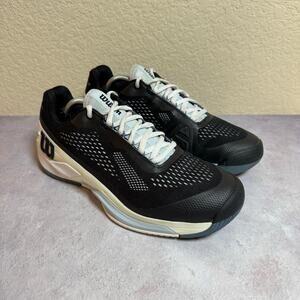 Wilson Rush Pro 4.0 Shoes Womens Size 8.5 Black Court Tennis Athletic Pickleball